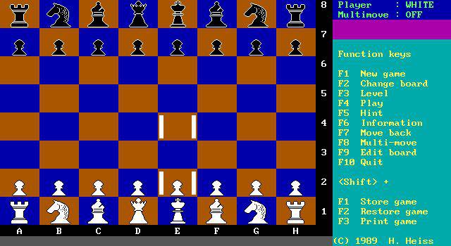 Screenshot of The Chessmaster 3000 (DOS, 1991) - MobyGames