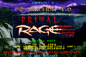 Primal Rage 0