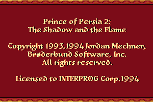 Prince of Persia 2: The Shadow & The Flame 2