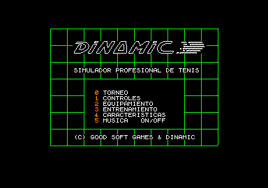 Professional Tennis Simulator abandonware