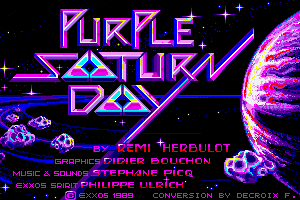 Purple Saturn Day 1