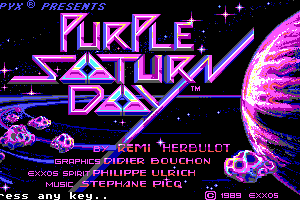 Purple Saturn Day 0