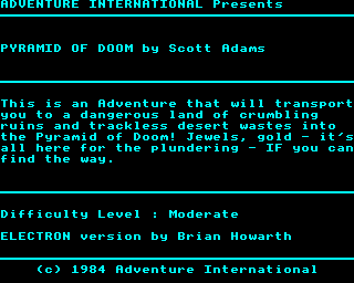 Pyramid of Doom abandonware