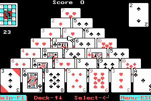 Pyramid Solitaire abandonware