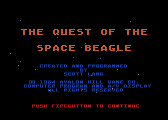 Quest of the Space Beagle 0