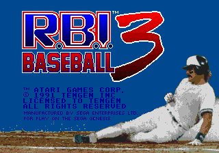 R.B.I. Baseball 3 0