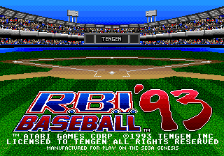 R.B.I. Baseball '93 0