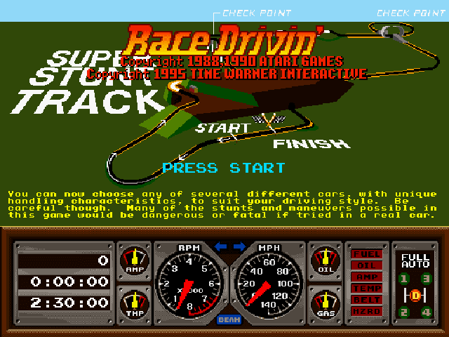 Race Drivin' abandonware