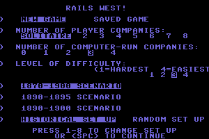 Rails West! 1