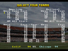 RBI Baseball '95 2