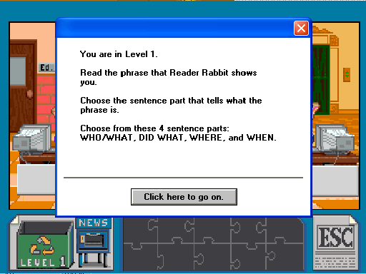 Reader Rabbit 3 abandonware