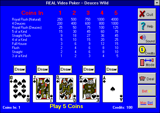 Real Video Poker 10