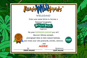 Really Wild Animals: Swinging Safari - Explore and Print 0