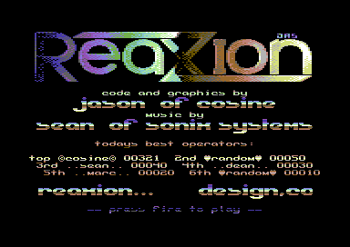 Reaxion abandonware