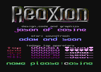 Reaxion abandonware