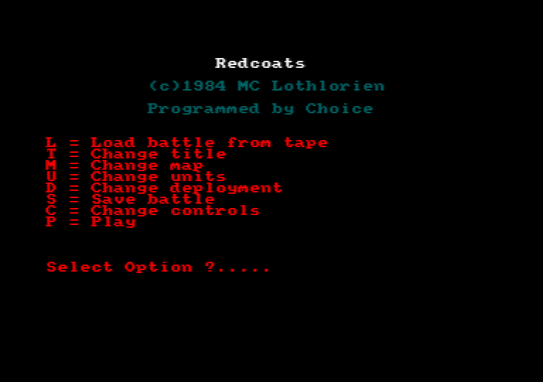 Redcoats abandonware