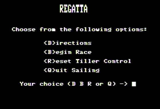 Regatta: A Sailing Game 1