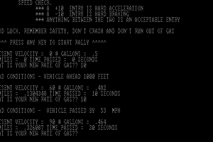 Road Rally abandonware