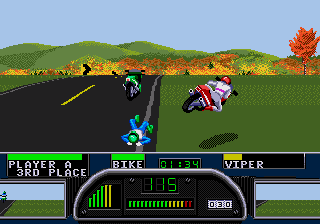 ROAD RASH 2 - Motos e Pancadaria no Mega Drive! (Road Rash II