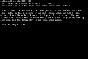 robotfindskitten 0