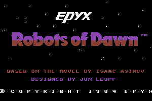 Robots of Dawn 0