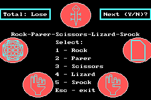Rock, Paper, Scissors, Lizard, Spock 3