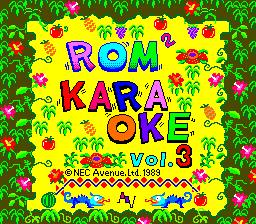 ROM² Karaoke: Volume 3 0