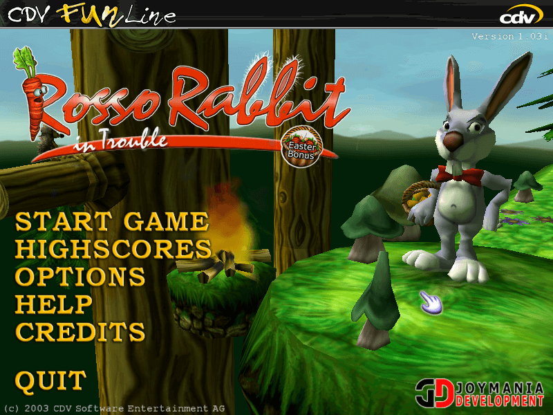 Rosso Rabbit In Trouble cover or packaging material - MobyGames