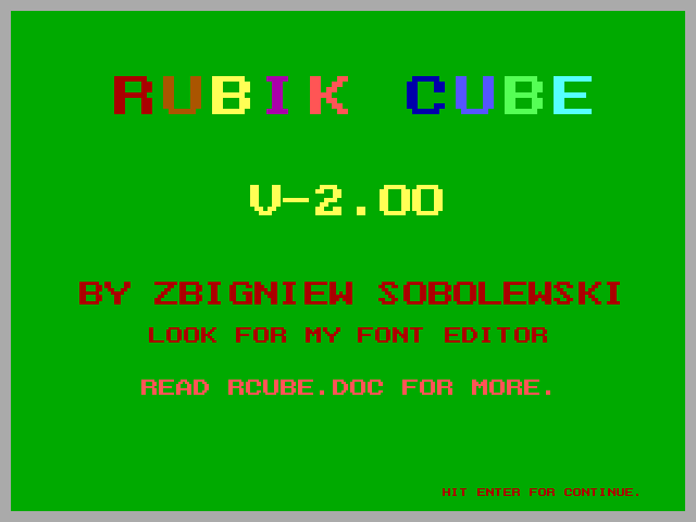 Rubik Cube 0