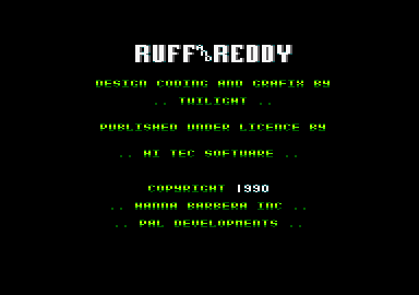 Ruff and Reddy in the Space Adventure abandonware