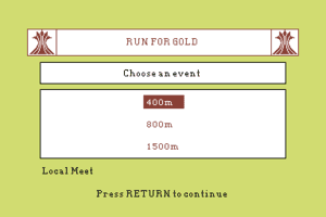 Run for Gold 2