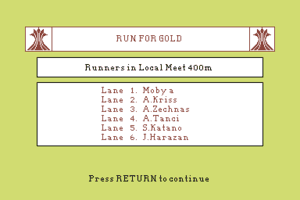 Run for Gold 3