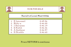 Run for Gold 7