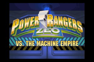 Saban's Power Rangers Zeo Versus The Machine Empire 0
