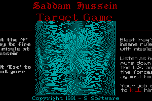 Saddam Hussein Target Game 3
