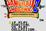 Samurai Shodown! 2: Pocket Fighting Series 2