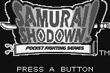 Samurai Shodown!: Pocket Fighting Series 0