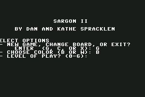Sargon II abandonware