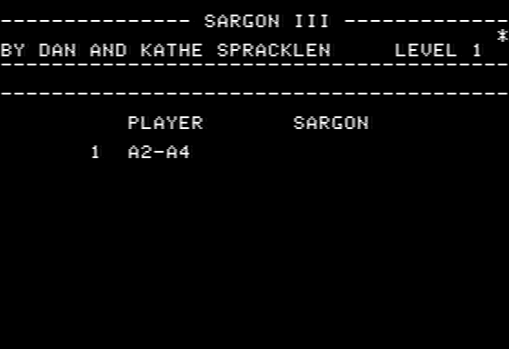 Sargon III abandonware