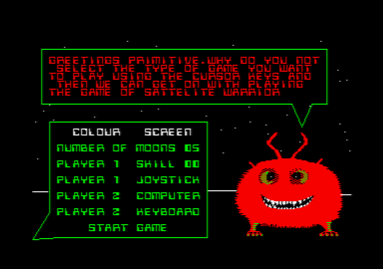 Satellite Warrior abandonware