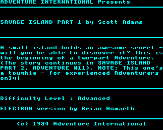 Savage Island abandonware