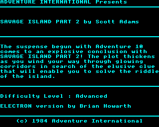 Savage Island Part Two abandonware