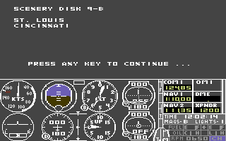 Simulatore di volo dell'Europa occidentale scenary disk Commodore Amiga-Testato & Lavoro 