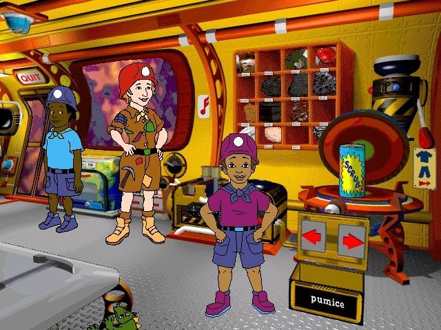 Download Scholastic's The Magic School Bus Explores Inside the Earth  (Windows 3.x) - My Abandonware