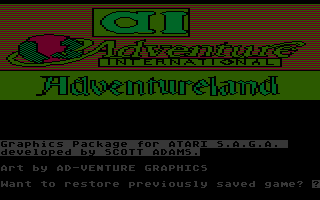 Scott Adams' Graphic Adventure #1: Adventureland 0
