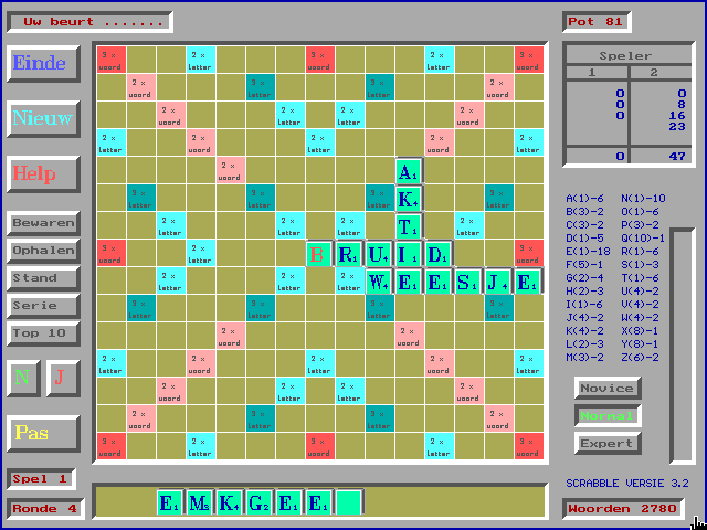 Scrabble abandonware