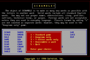 Scramble 1