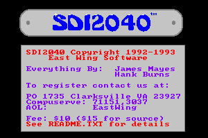 SDI2040 abandonware