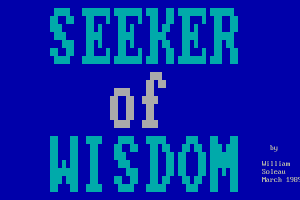 Seeker of Wisdom 0