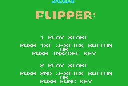 Sega Flipper abandonware